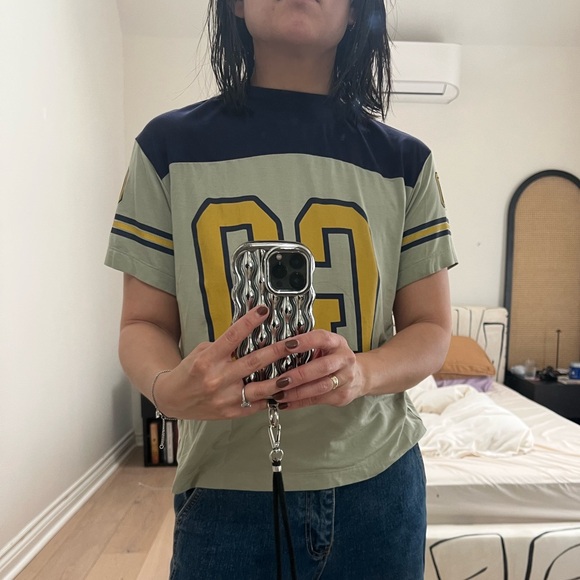 Miaou Green and Navy Knox Tee - Picture 9 of 11